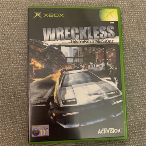 Wreckless Game The Yakuza Missions Xbox Original Game Boxed With Manual