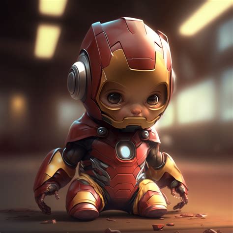 Baby Iron Man Cartoon