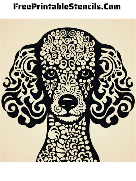 Free Printable Poodle Stencils Free Printable Stencils
