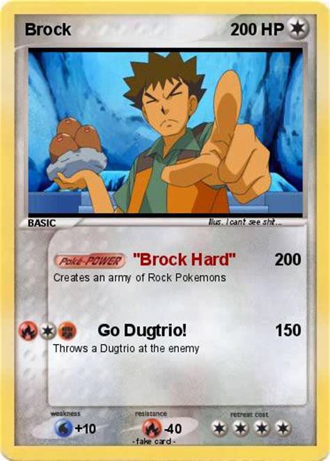 Pokémon Brock 473 473 Brock Hard My Pokemon Card