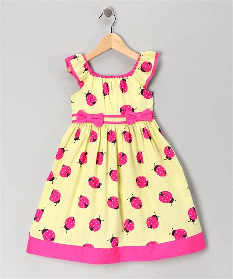 Pink Ladybug Dress Angel Sleeves Dress Little Dresses Ladybug Dress