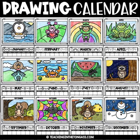 Directed Drawing Activities Calendar Teaching In The Tongass