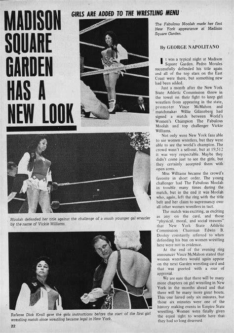 October 1972 Wrestling Revue Magazine The Fabulous Moolah