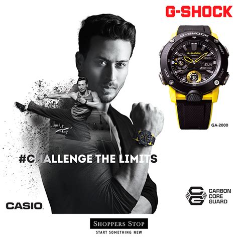 Tiger Shroff Brand Ambassador คนลาสดของ G Shock อนเดยในแคมเปญ