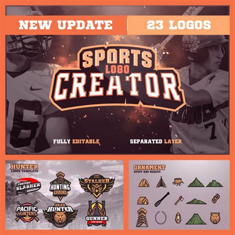 Sports Logo Creator 72 Logo Templates Masterbundles