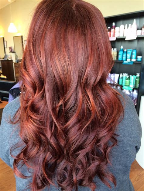 Balayage Highlights Red Hair Hair On Pinterest Balayage Natural Red