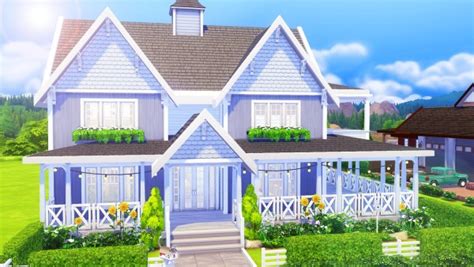 Aveline Sims Single Moms Suburban House • Sims 4 Downloads