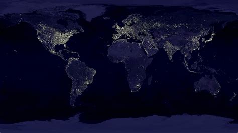 Map World Lights Night Globes Space Hd Wallpapers Desktop And