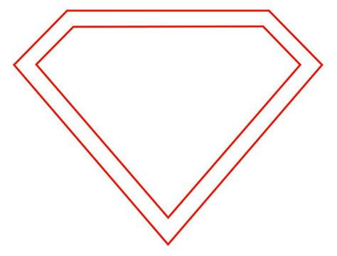 Blank Superman Logo Template Best Professional Template