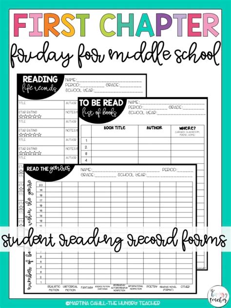First Chapter Friday Middle School Book Recommendations And Resources
