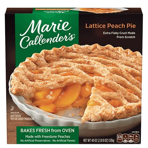 Now it's time to prepare the sauce. Marie Callender's Lattice Peach Pie Reviews 2020