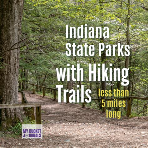 7 Indiana State Parks With Excellent Hiking Trails Less Than 5 Miles