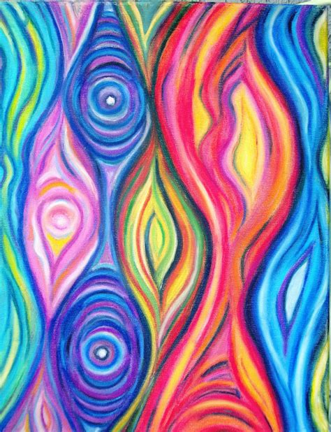 Abstract Art Original Oil Pastel Abstract Art 16x20 Inch Artwork On