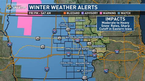 Winter Storm Watch In Effect For Friday Heavy Snow Possible