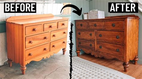 Refinish Furniture Without Stripping Youtube