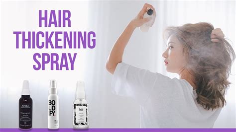 5 Best Hair Thickening Spray For Fine And Thin Hair Youtube