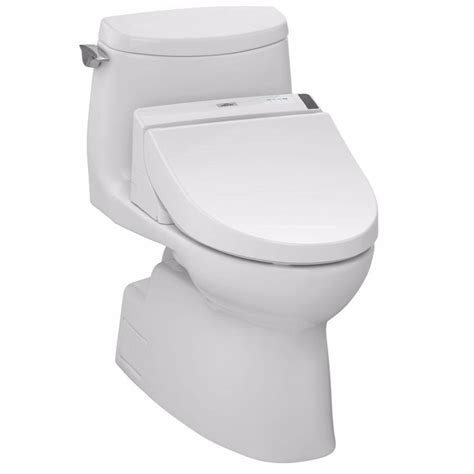 Toto Carlyle Ii C200 Connect Washlet Elongated Bidet In Cotton White