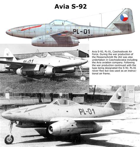 Avia S 92 Me 262 Fabricado En La Posguerra En Checoslovaquia