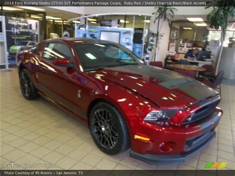 2014 Ford Mustang Shelby Gt500 Svt Performance Package Coupe In Ruby