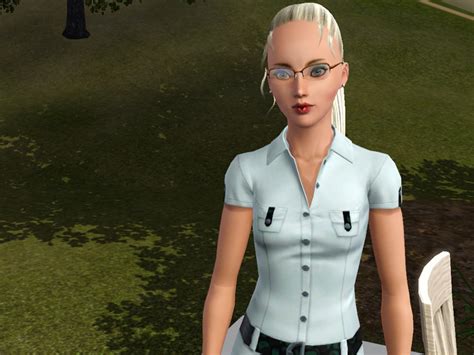 Female Hair Classic Ponytail For Sims 3
