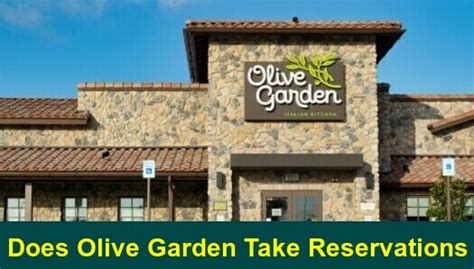 Does Olive Garden Take Reservations ️ Updated 2023