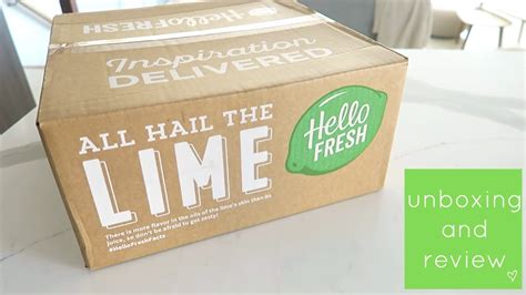 Hellofresh Australia Unboxing Review And Recipe Demo Youtube