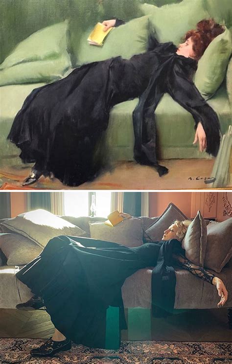 People Are Recreating Famous Paintings In Their Homes 35 Pics Demilked