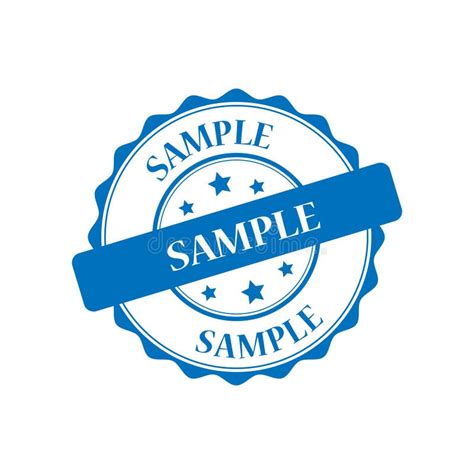 Sample Stamp Illustration Stock Vector Illustration Of Rubber 111726250