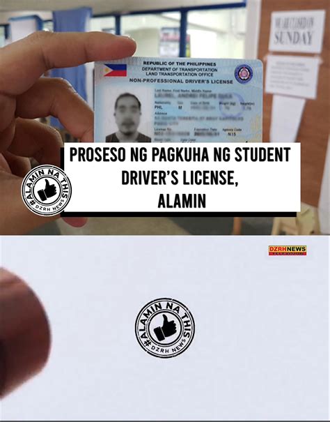 Proseso Ng Pagkuha Ng Student Drivers License Alamin Proseso Ng