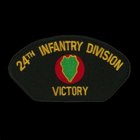 24th Infantry Id Division Hat Patch Us Army Victory Pin Up Fort T