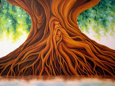 Dawn Waters Baker Tree Of Life Painting Sold