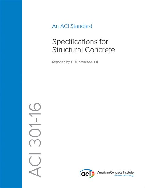 American Concrete Institute Announces New Structural Concrete