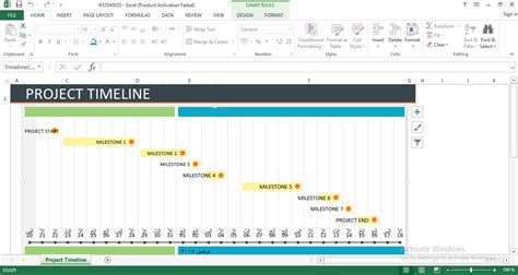 Excel Spreadsheet Project Timeline Templates Design Talk