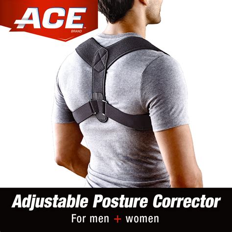Ace Brand Posture Corrector Unisex Adjustable Brace One Size Fits