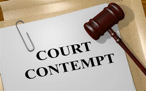 Contempt Of Court Vkeel