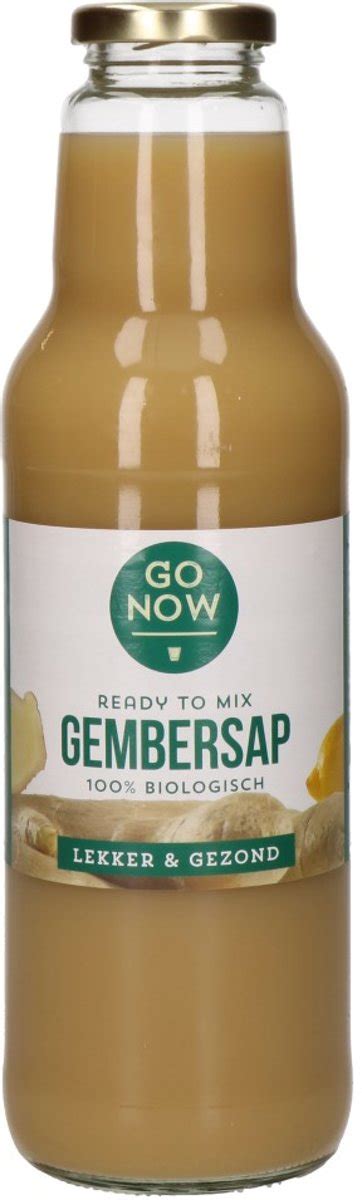 Bol Com Go Now Pure Gembersap Ml Gemberthee Gembershot