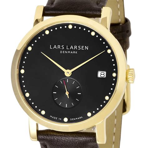 楽天市場LARS LARSEN ラースラーセン LLARSEN エルラーセン 電池式クォーツ 腕時計 WH137GB BLLG18