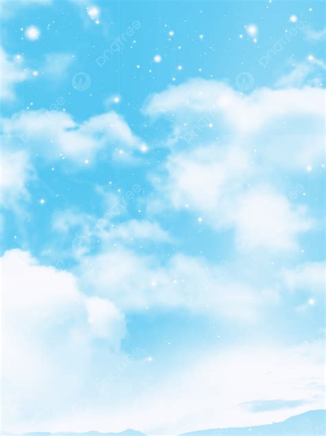 Azul Cielo Fresco Nubes Blancas Azul Azul Blanco Imagen De Fondo