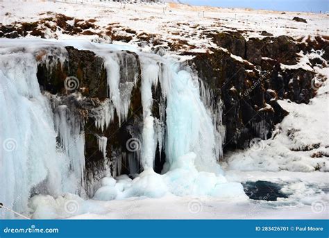 The Snowy Highlands Of Iceland In Winter Stock Image Image Of Daytime