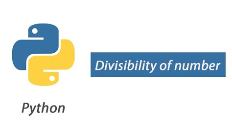 What does int mean in python? Python Program to test divisibility of a number with another number||Python - YouTube