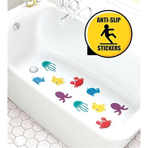 Non Slip Bathtub Stickers Pack Of 10 Large Sea Creature Decal Treads