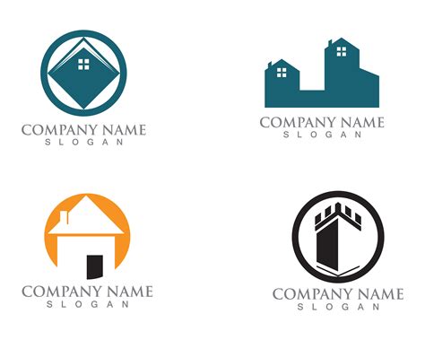 Simple House Home Real Estate Logo Icons 604121 Download