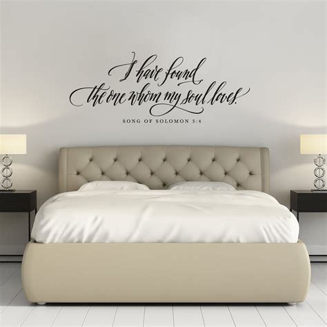 Bedroom Decor Master Bedroom Wall Decal I Have Found The One Whom My