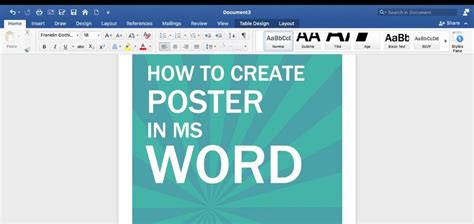 How To Make A Poster On Word Step By Step Guide 2023 Discoverprint