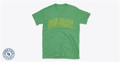 New Jersey Trendy State T Shirt Hometown Apparel
