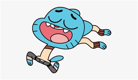 Download Gumball Amazing World Of Gumball Walking Transparent Png