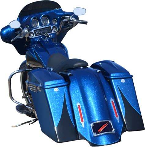 Integrated tail lights and really cool bag lids. Accutronix Universal Tribal Slotted Led Bag Lights Harley ...