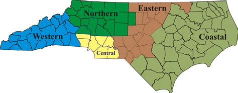 Regions Of Nc Map Time Zones Map