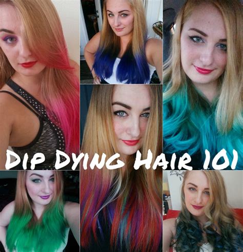 Hair Diy How To Dip Dye Your Hair Dipped Hair Diy Hair Dye Dip Dye