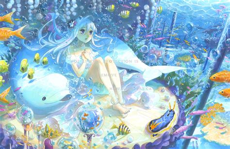ocean anime wallpapers wallpaper cave